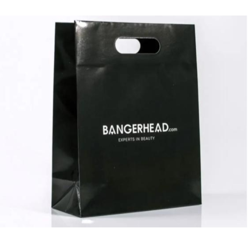 Papier d\'art Die Die Kraft Paper Sac Christmas Die Die Handy Gread Gift Gift Bag Black BioDeptable Boutique Paper Paper Sac