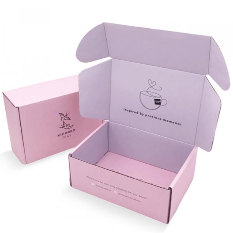 Logo imprimé de luxe personnalisé en carton pliable en papier kraft de parfum de parfum