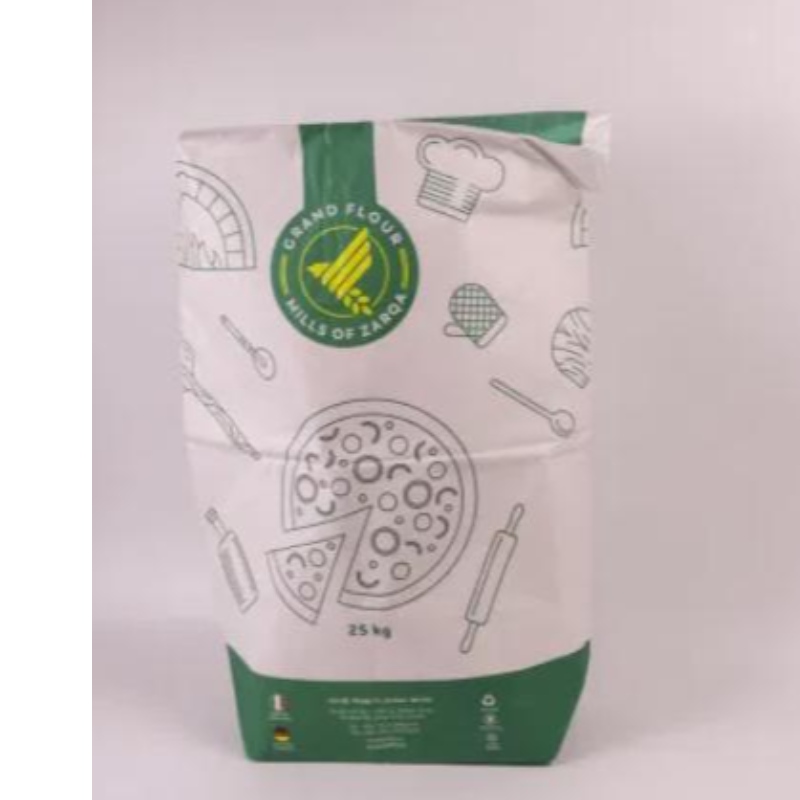 Multilleurs Kraft Paper Blé Bakery Maida Farine Packaging Sac Taille de 25 kg